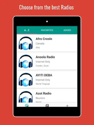 Creole Radio android App screenshot 2