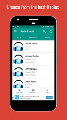 Creole Radio android App screenshot 7